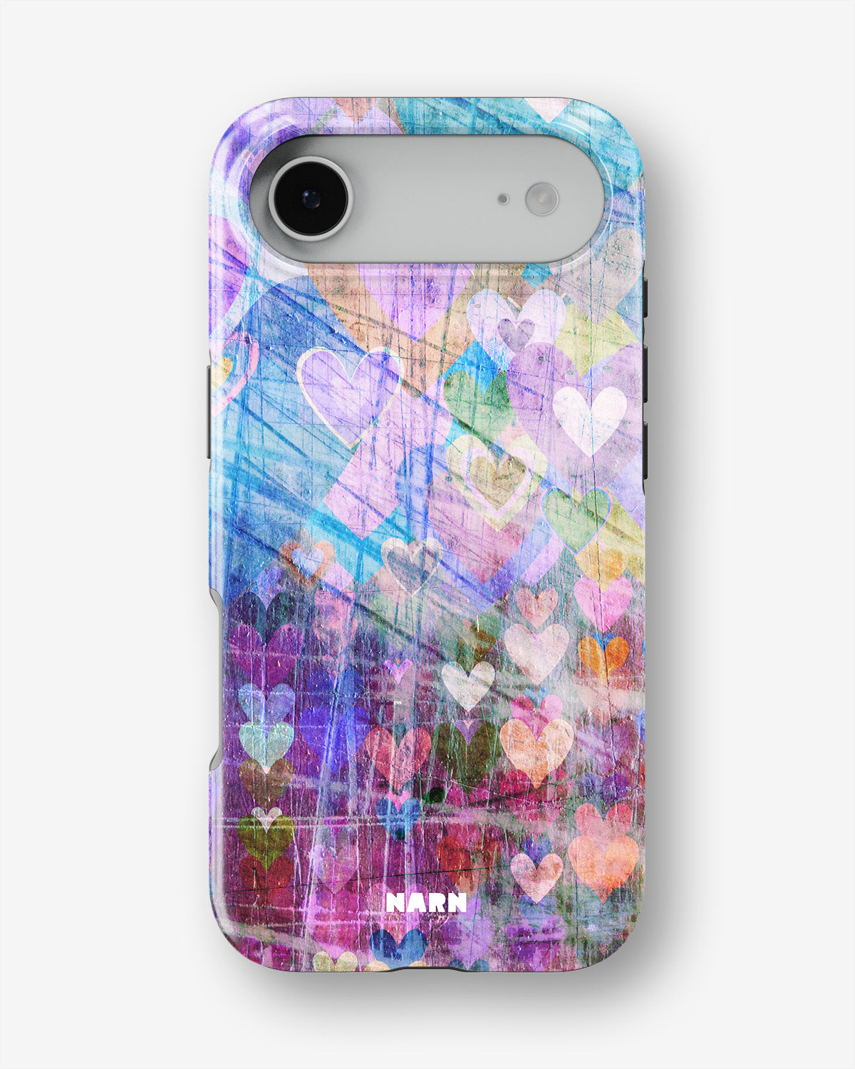 iPhone Air Tough Case – Purple Hearts - View 1