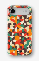 iPhone Air Tough Case – Retro Geometric - View 1