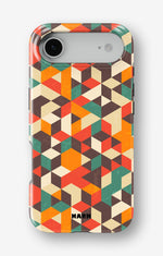 iPhone Air Tough Case – Retro Geometric - View 1