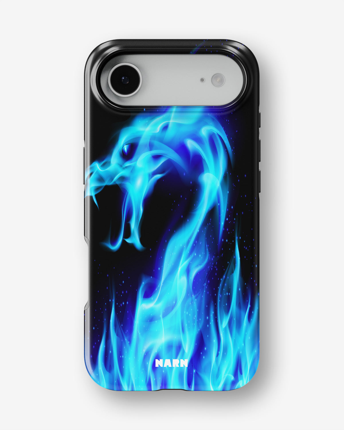 iPhone Air Tough Case – Blue Flames Dragon - View 1