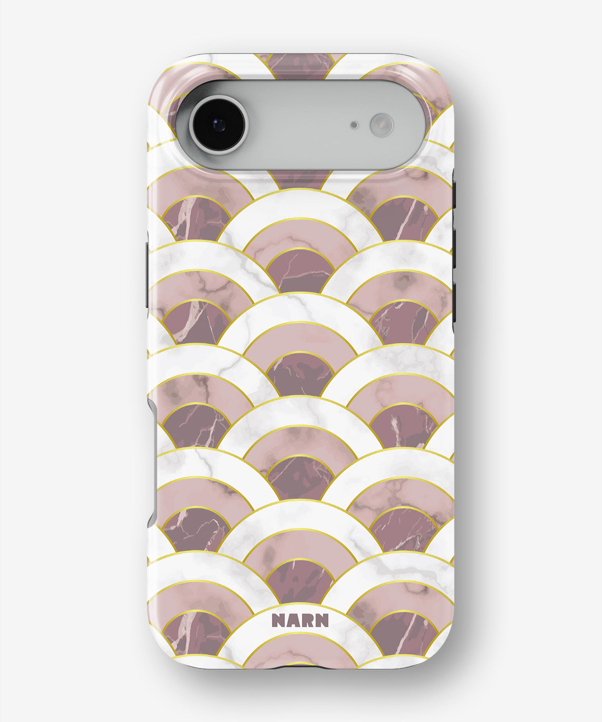 iPhone Air Tough Case – Pink Marble Waves - View 1