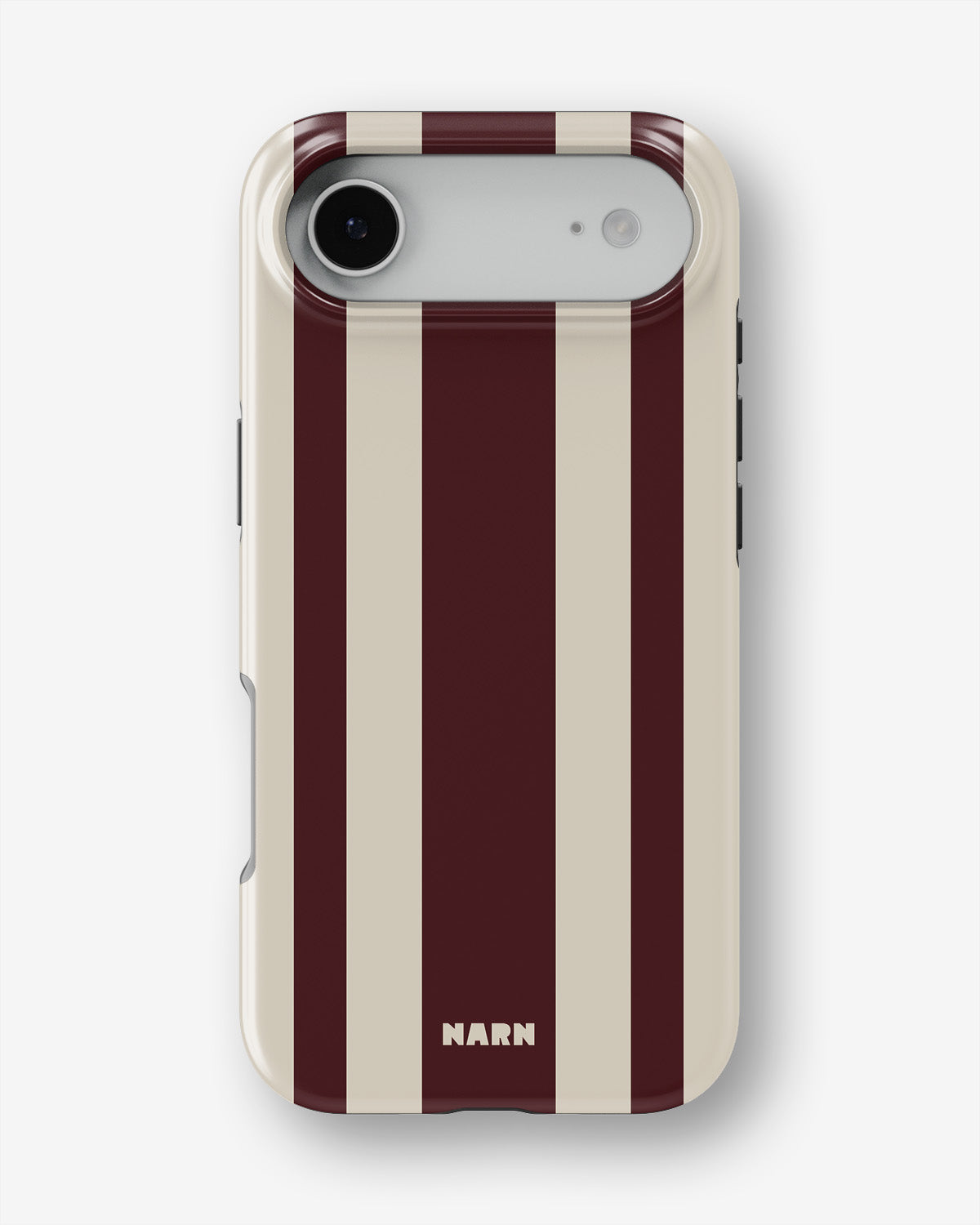 iPhone Air Tough Case – Bordeaux Stripe - View 1