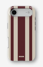 iPhone Air Tough Case – Bordeaux Stripe - View 1
