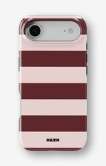 iPhone Air Tough Case – Cranberry Stripe - View 1