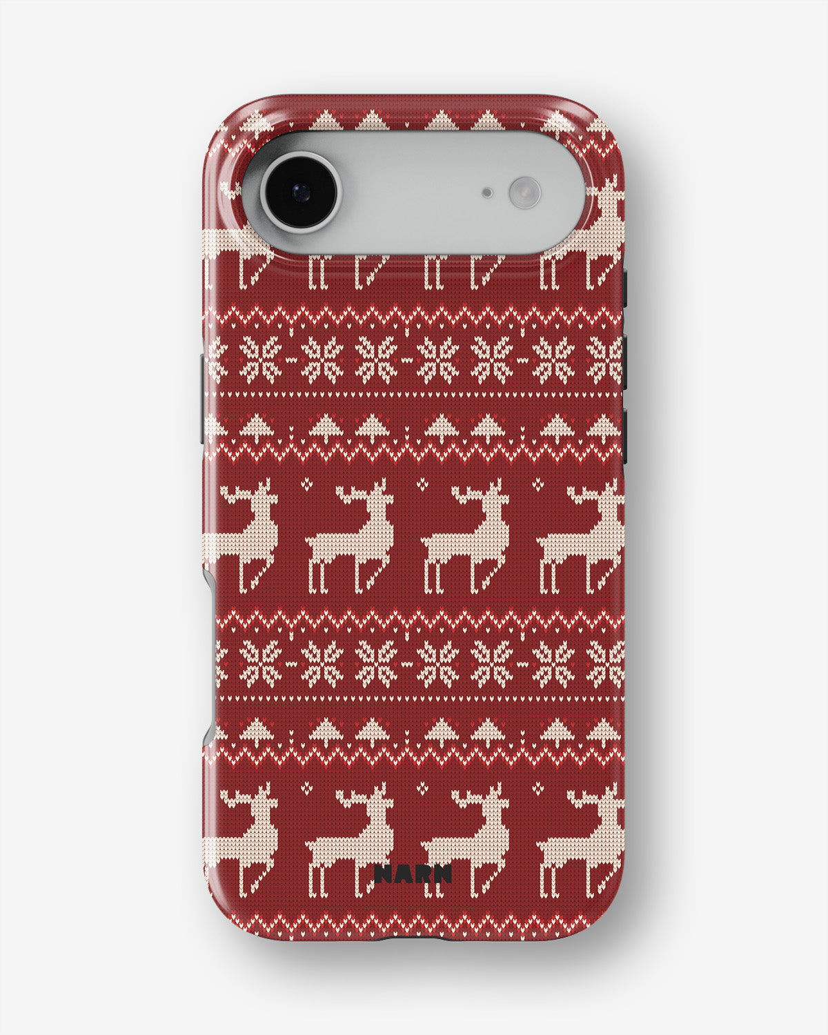 iPhone Air Tough Case – Reindeer Knit - View 1