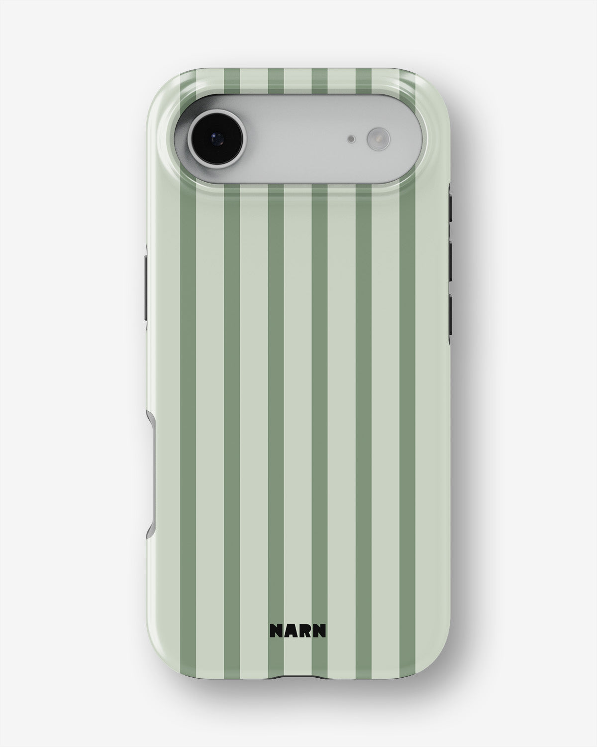 iPhone Air Tough Case – Sage Stripes - View 1