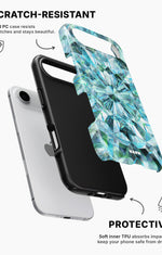 iPhone Air Tough Case – Green Crystals - View 2