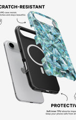 iPhone Air Tough Case – Green Crystals - View 2