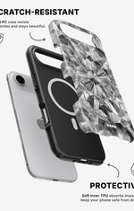 iPhone Air Tough Case – Grey Crystals - View 2