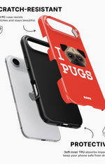 iPhone Air Tough Case – I Love Pugs - View 2