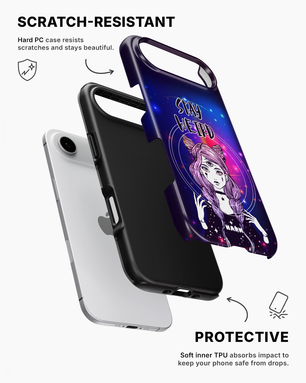 iPhone Air Tough Case – Galactic Weird - View 2