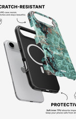 iPhone Air Tough Case – Green Marble - View 2