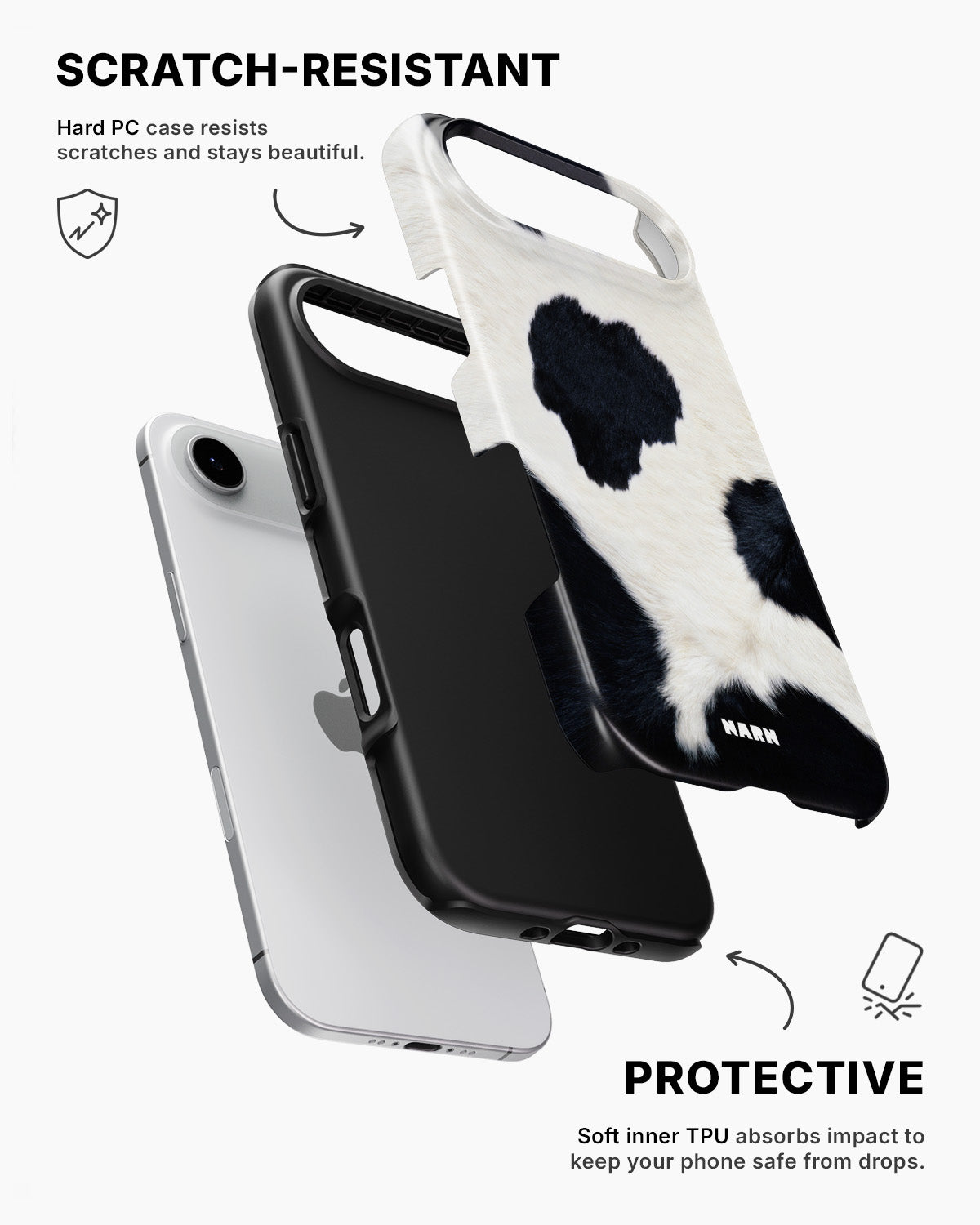 iPhone Air Tough Case – Cow Skin - View 2