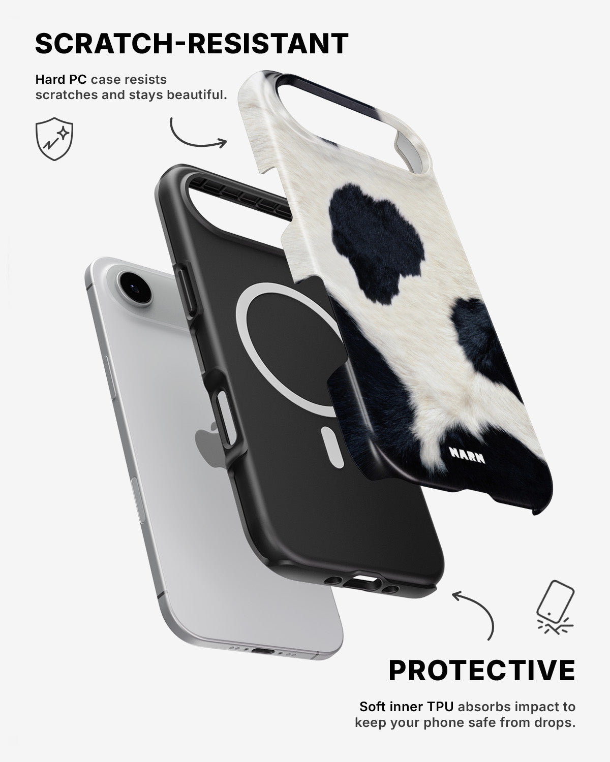 iPhone Air Tough Case – Cow Skin - View 2