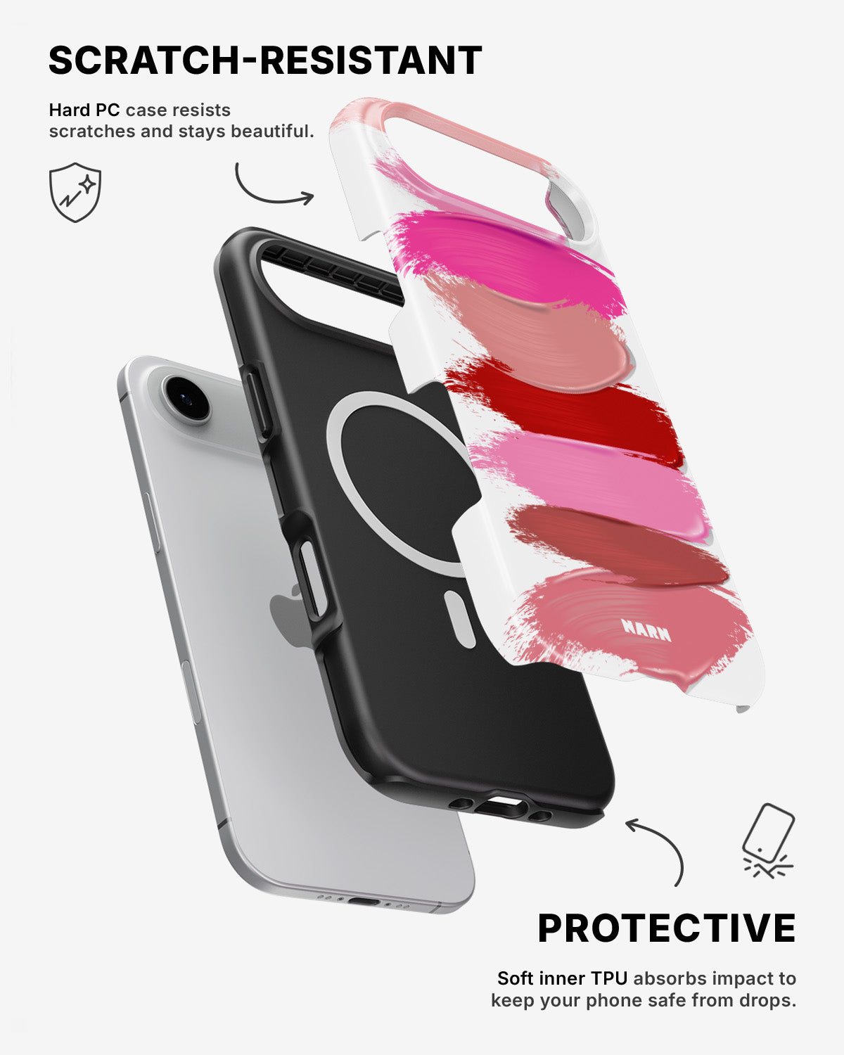 iPhone Air Tough Case – Lipstick Smears - View 2