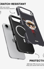iPhone Air Tough Case – Hipster Cat - View 2