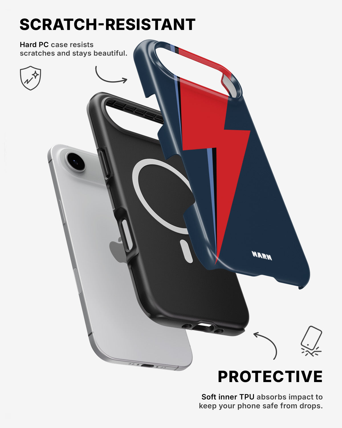iPhone Air Tough Case – Blue Bowie - View 2
