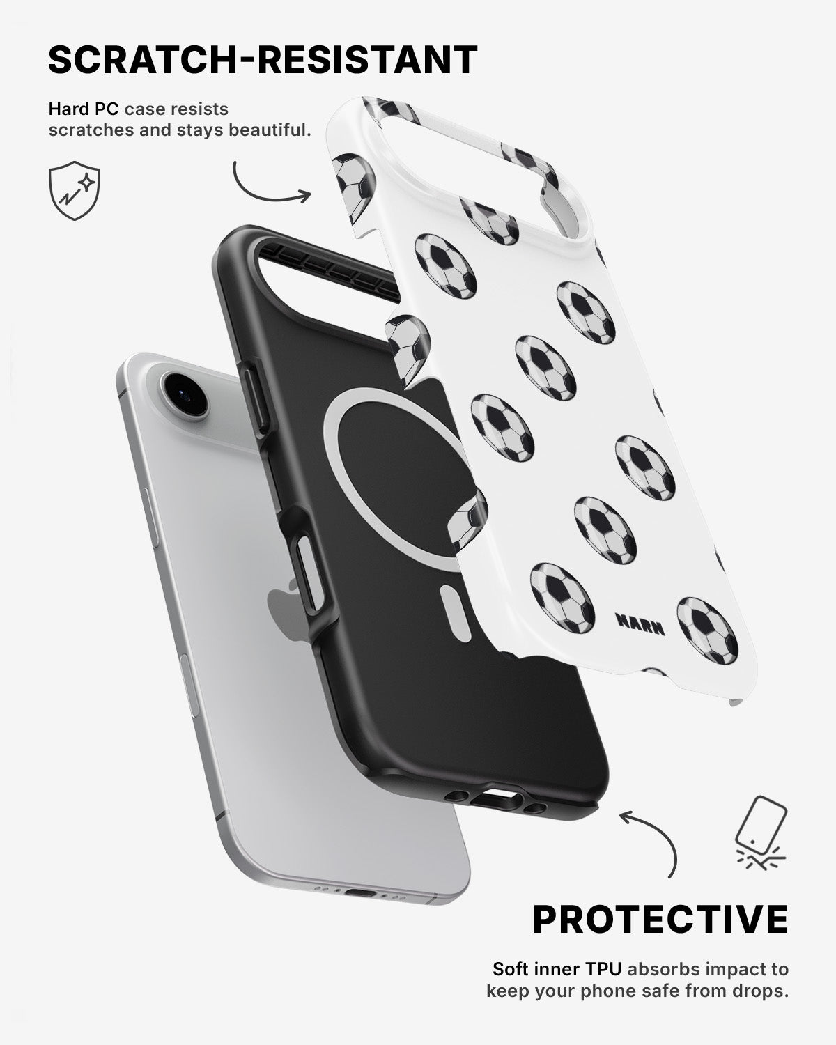 iPhone Air Tough Case – Football Fever - View 2