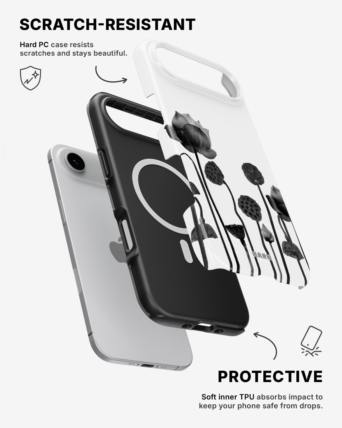 iPhone Air Tough Case – Lotus Blooms - View 2
