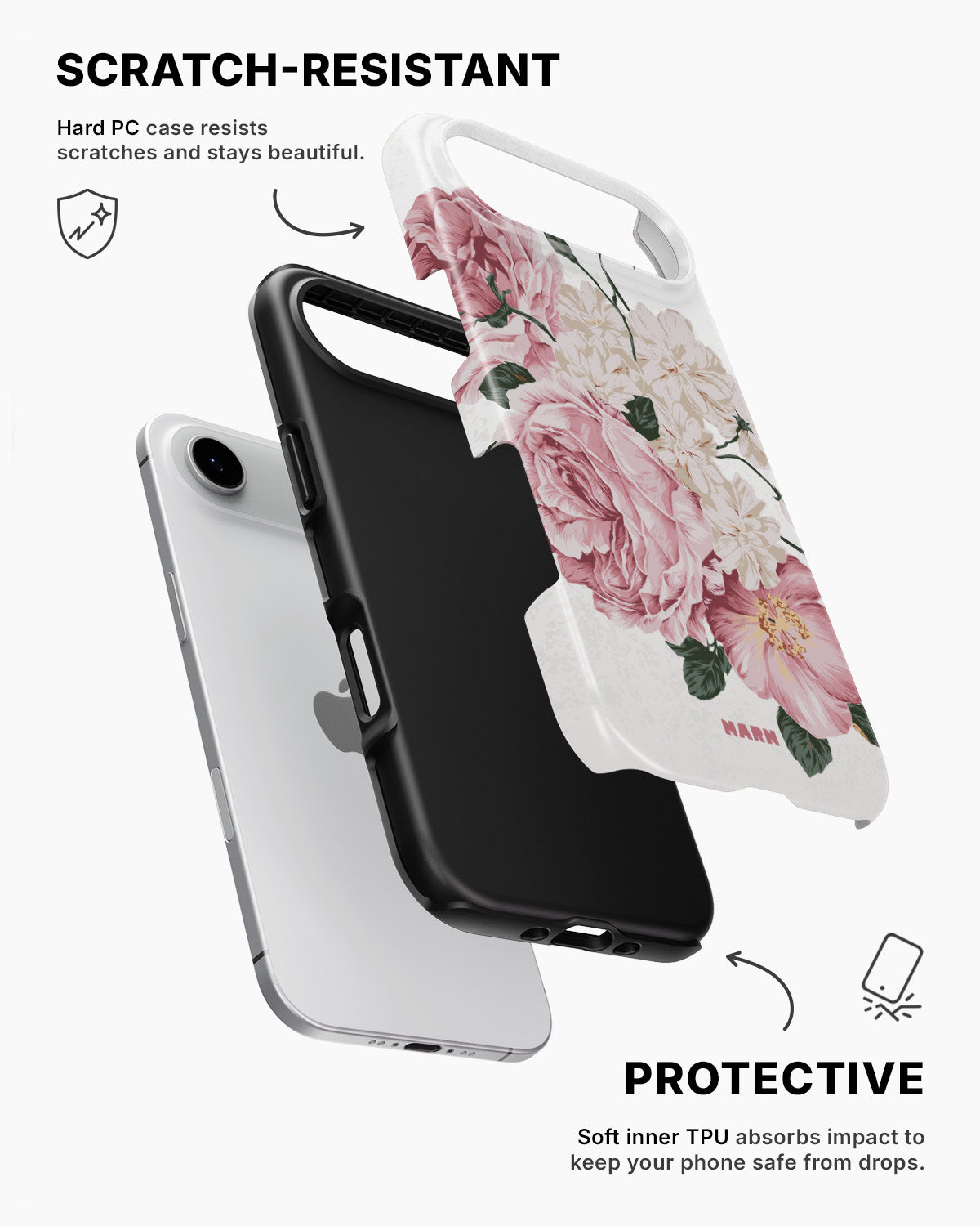 iPhone Air Tough Case – Roses - View 2