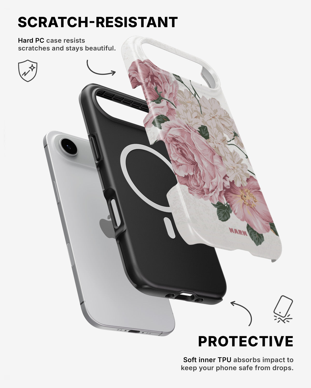 iPhone Air Tough Case – Roses - View 2