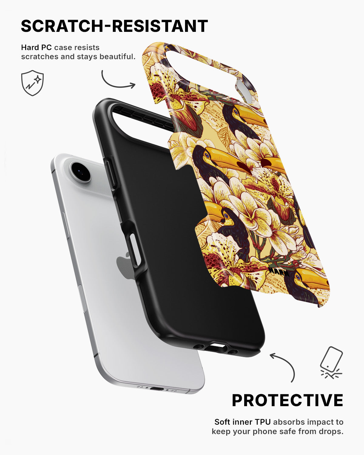 iPhone Air Tough Case – Toucans - View 2