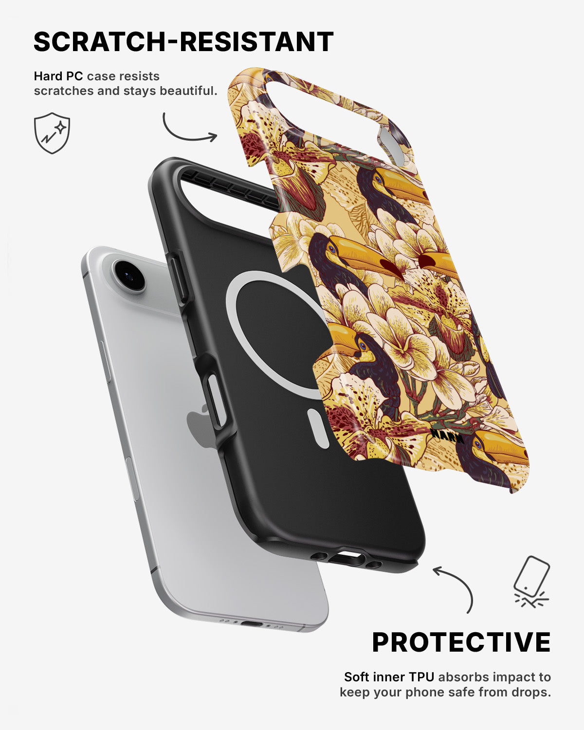 iPhone Air Tough Case – Toucans - View 2