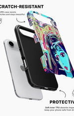 iPhone Air Tough Case – Abstract Cat - View 2