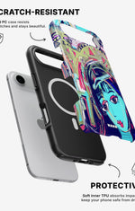 iPhone Air Tough Case – Abstract Cat - View 2