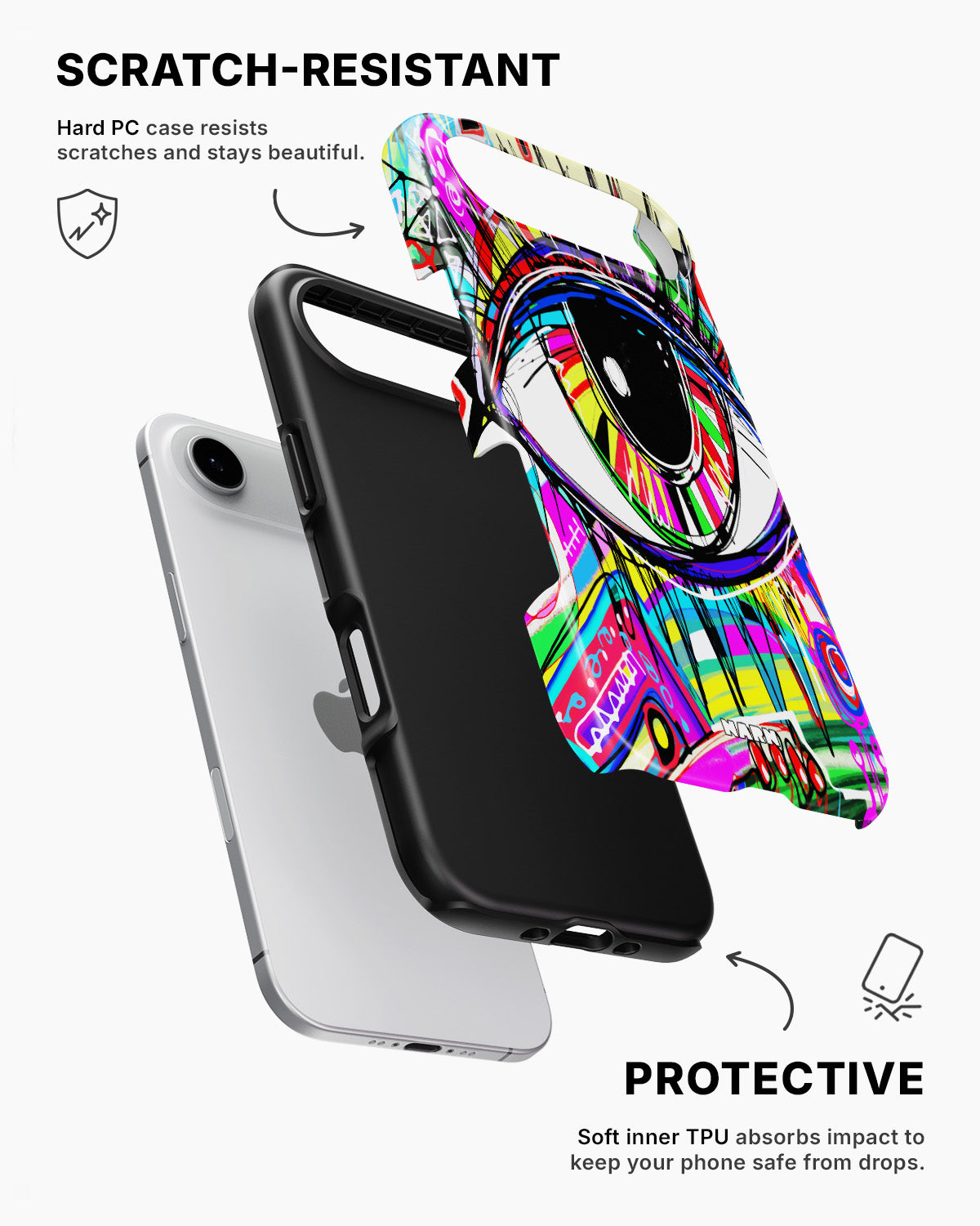 iPhone Air Tough Case – Abstract Eye - View 2