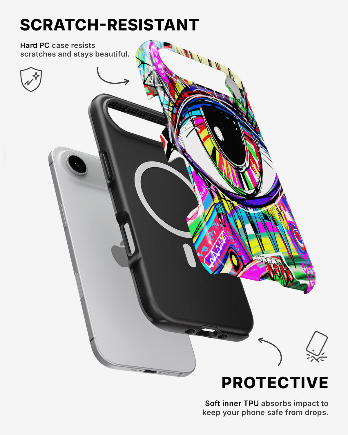 iPhone Air Tough Case – Abstract Eye - View 2