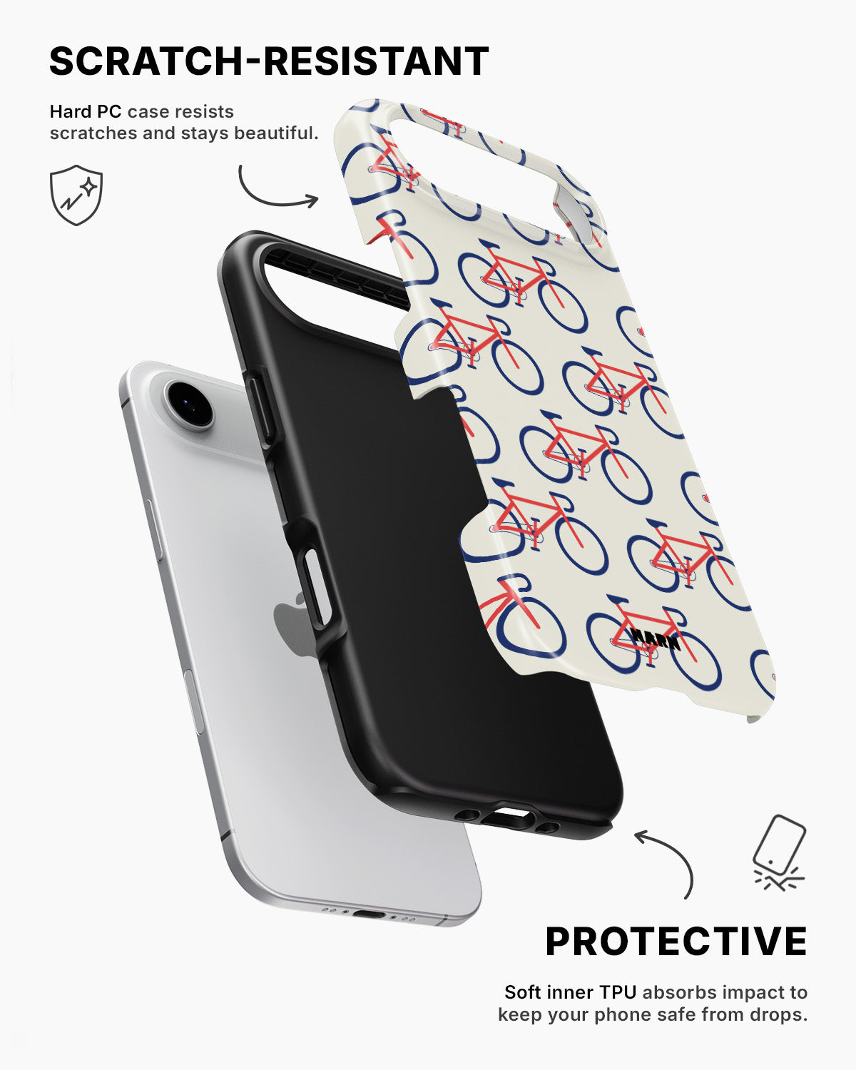 iPhone Air Tough Case – Vintage Bicycle - View 2