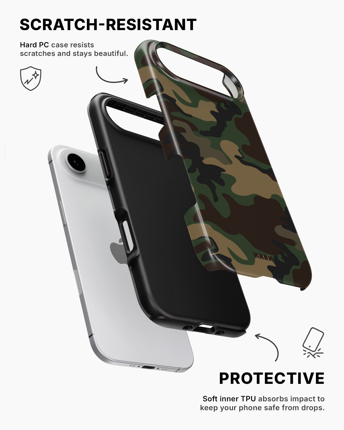 iPhone Air Tough Case – Camouflage - View 2