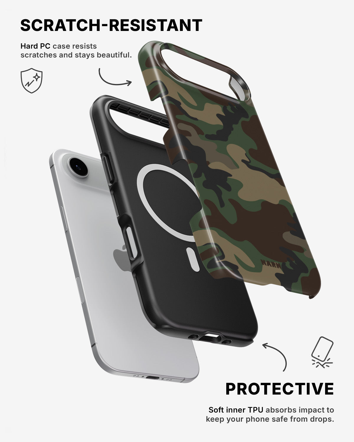 iPhone Air Tough Case – Camouflage - View 2