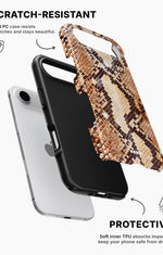 iPhone Air Tough Case – Brown Snakeskin - View 2