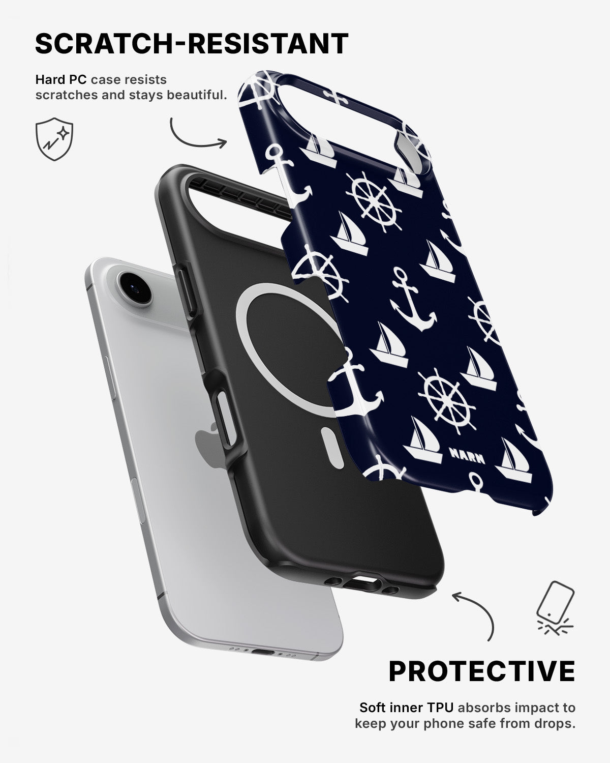 iPhone Air Tough Case – Deep Blue Voyage - View 2