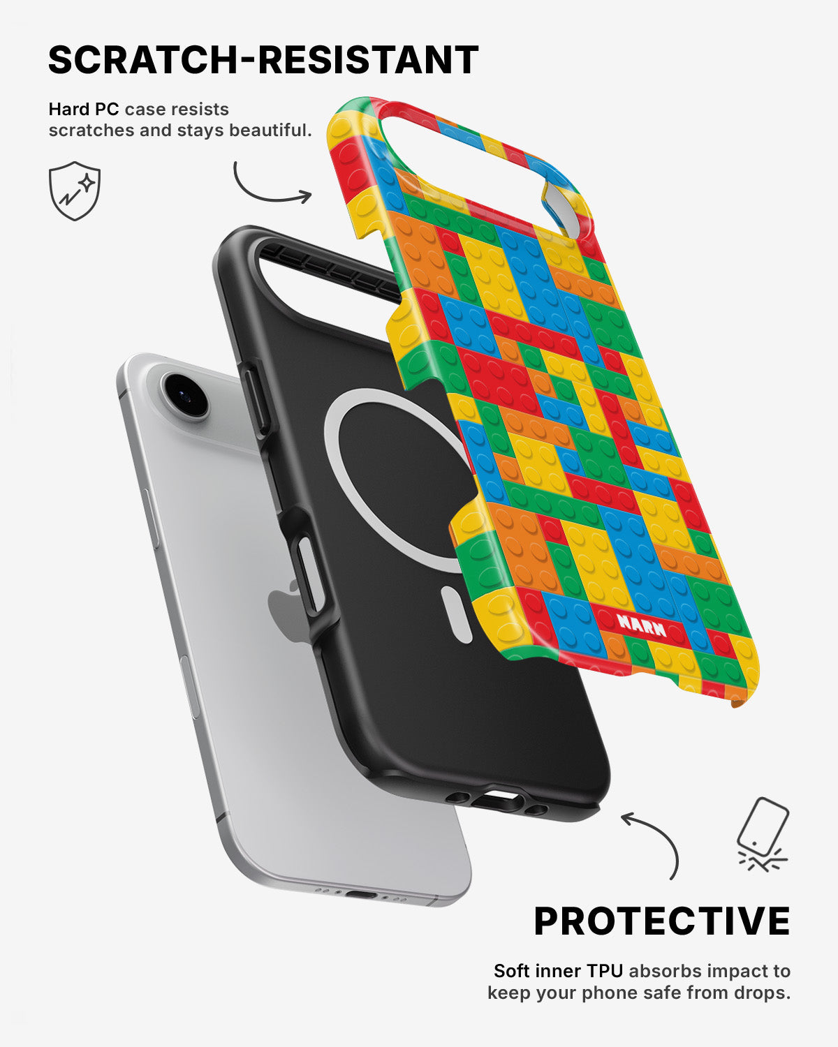 iPhone Air Tough Case – Building Bricks - View 2