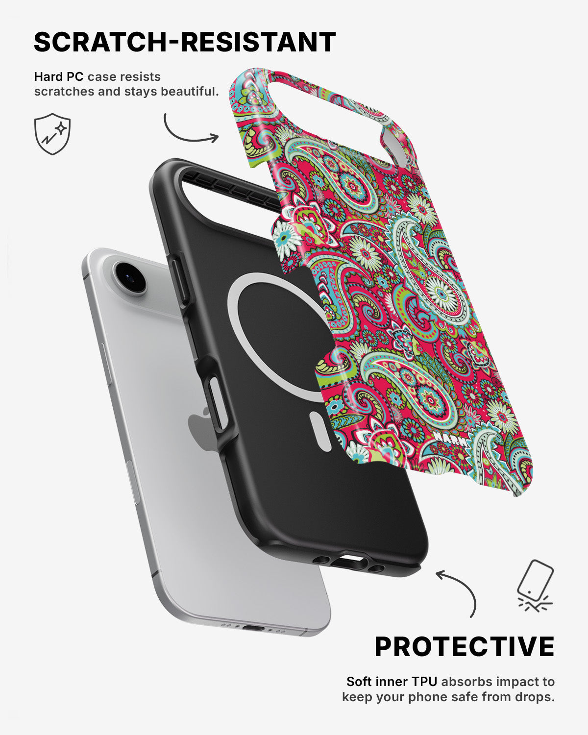 iPhone Air Tough Case – Paisley Paradise - View 2