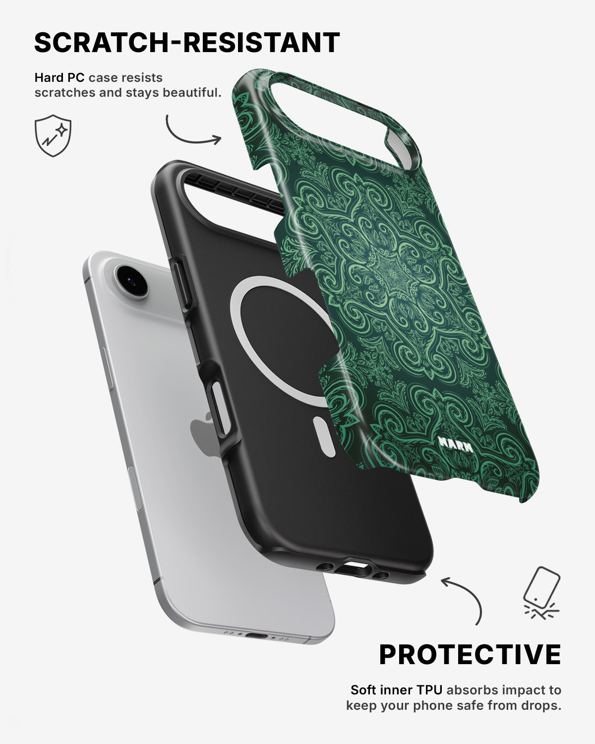 iPhone Air Tough Case – Retro Forest - View 2