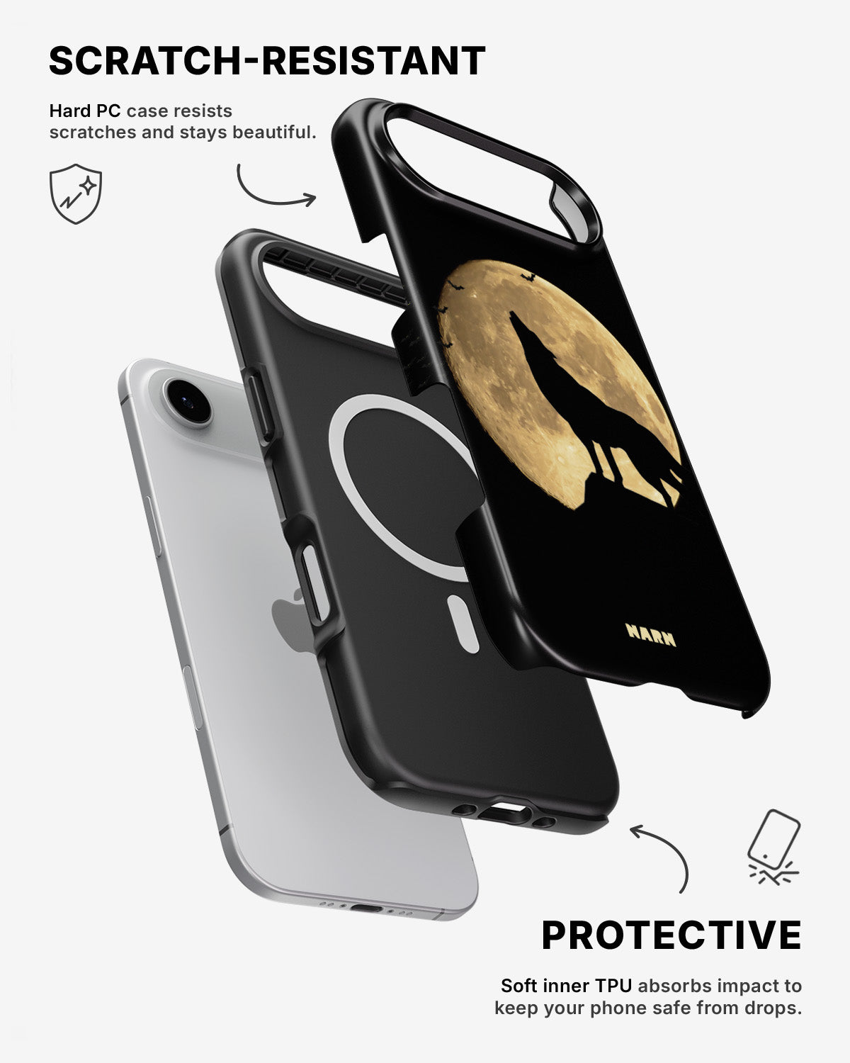 iPhone Air Tough Case – Wolf - View 2