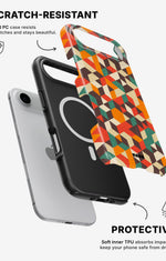 iPhone Air Tough Case – Retro Geometric - View 2