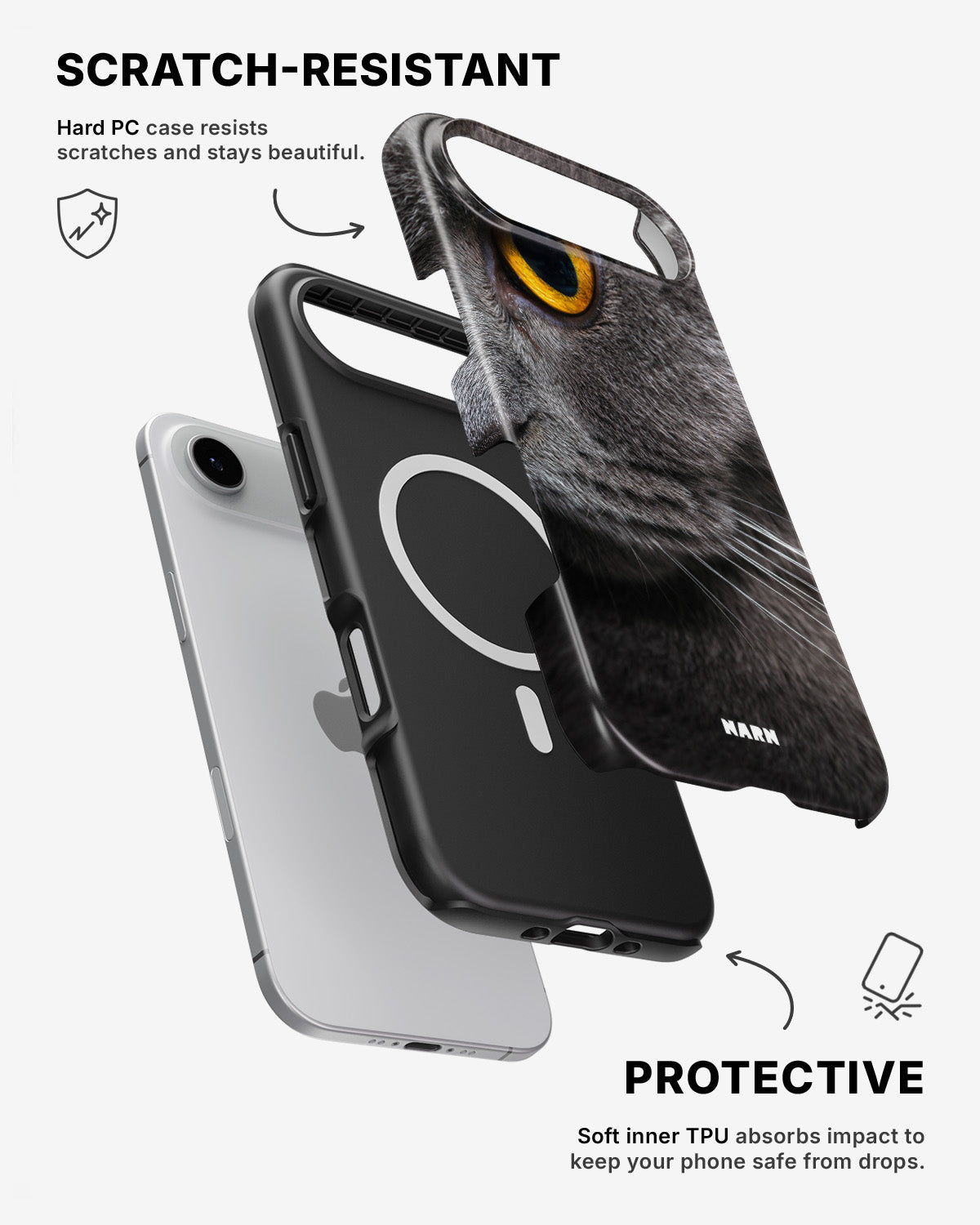 iPhone Air Tough Case – Cat's Eye - View 2