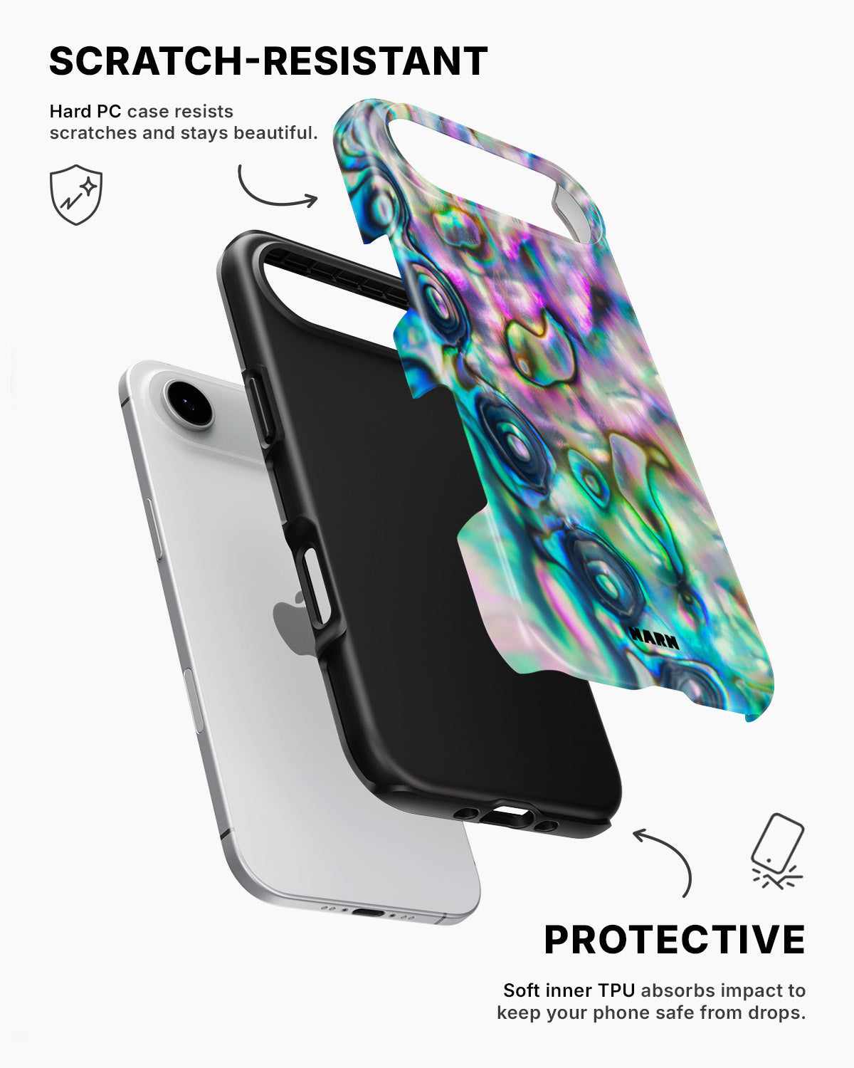 iPhone Air Tough Case – Seashell - View 2