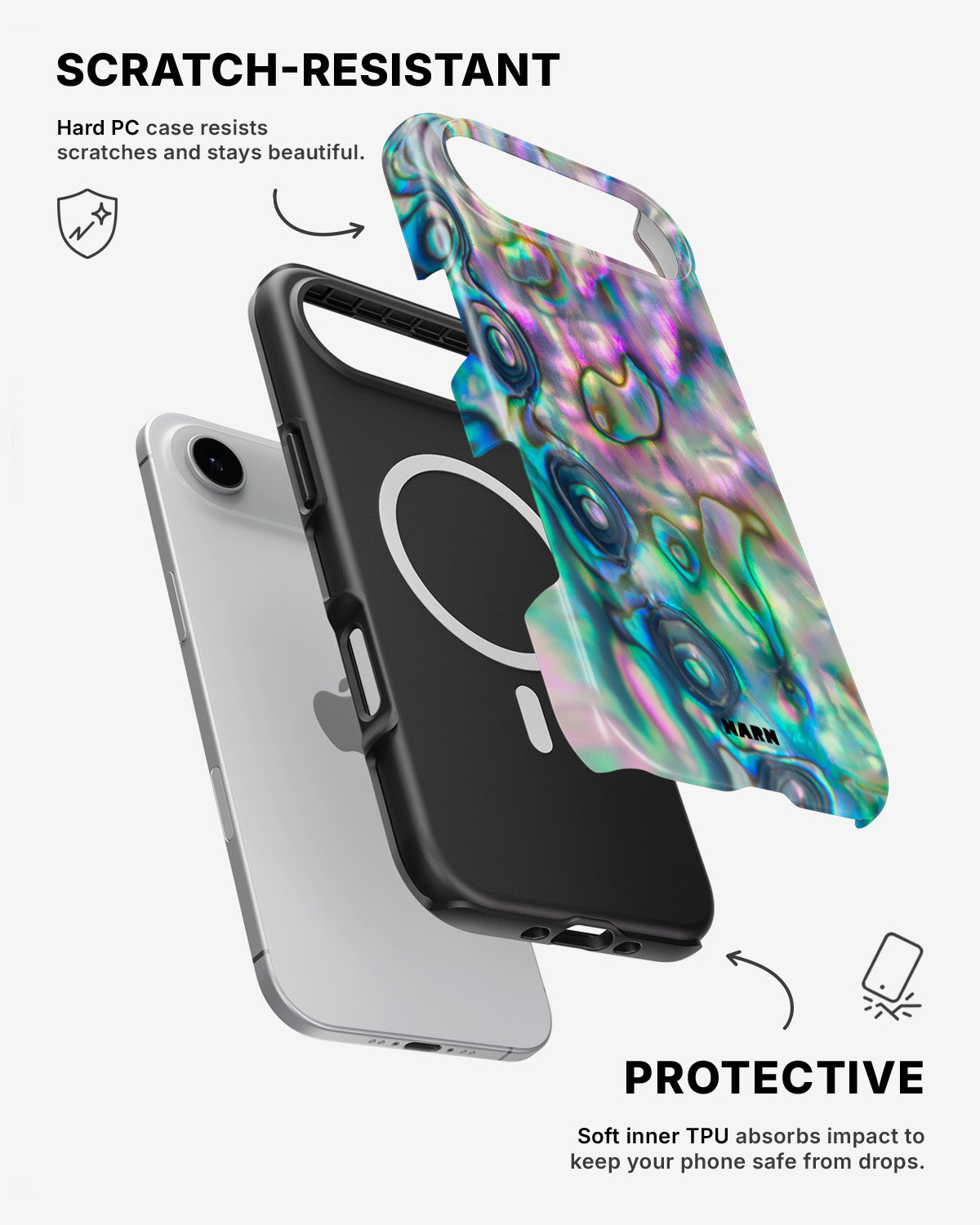 iPhone Air Tough Case – Seashell - View 2