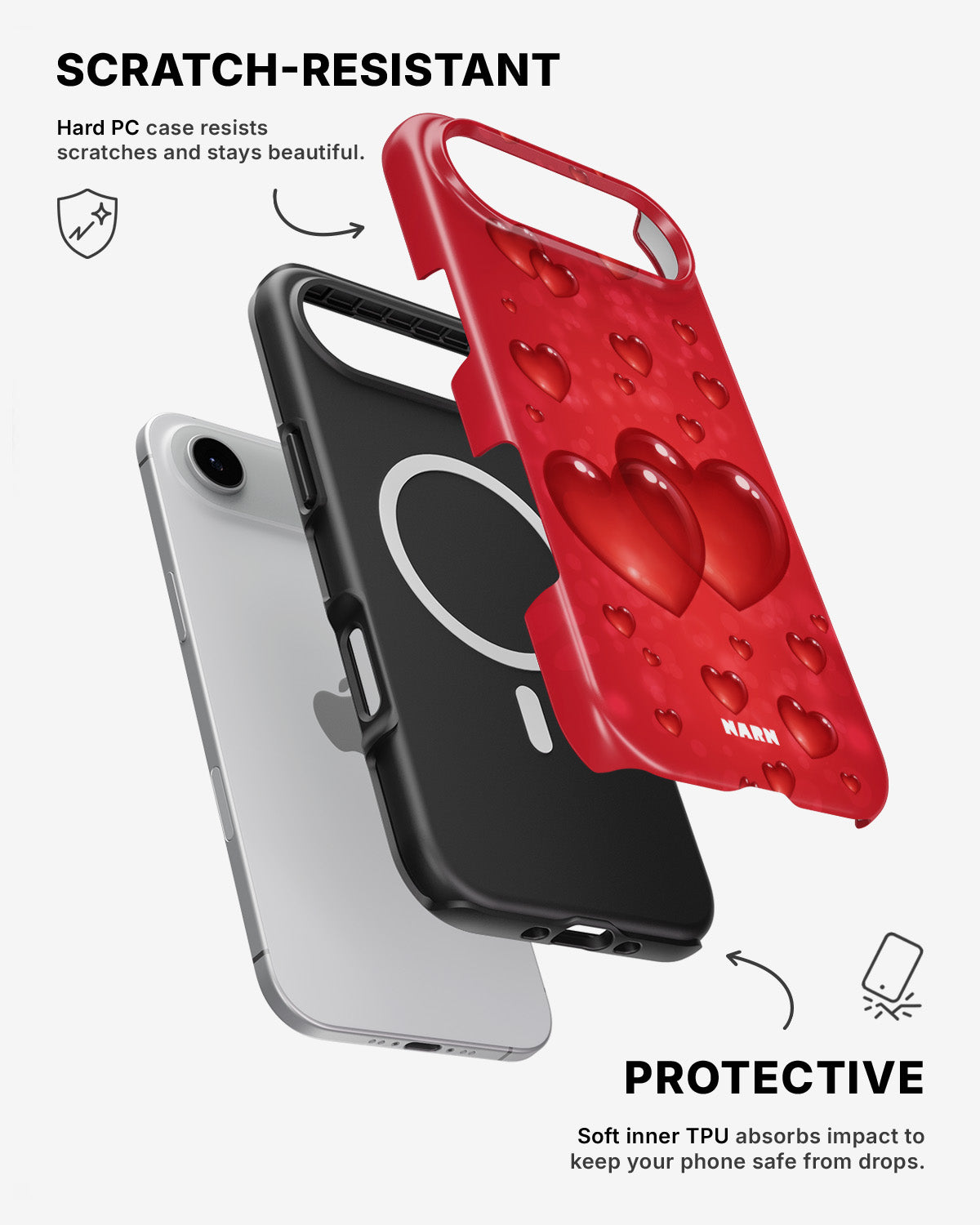 iPhone Air Tough Case – Red Romance - View 2
