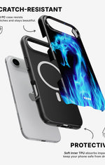 iPhone Air Tough Case – Blue Flames Dragon - View 2