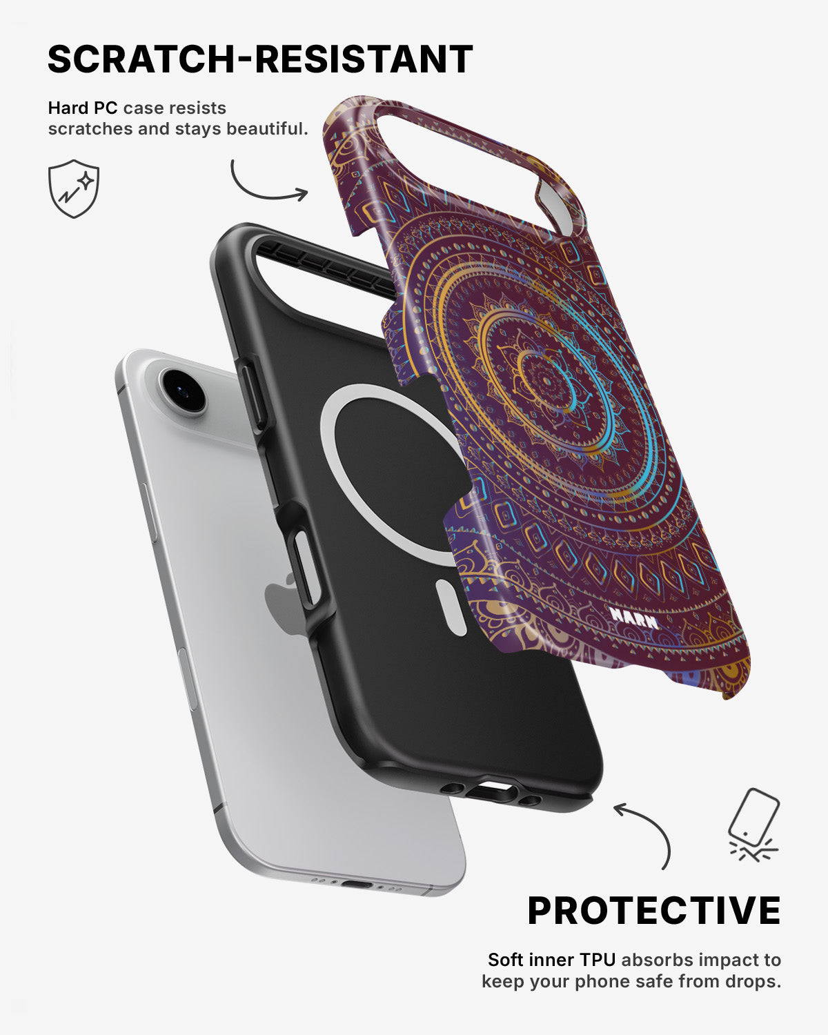 iPhone Air Tough Case – Royal Mandala - View 2