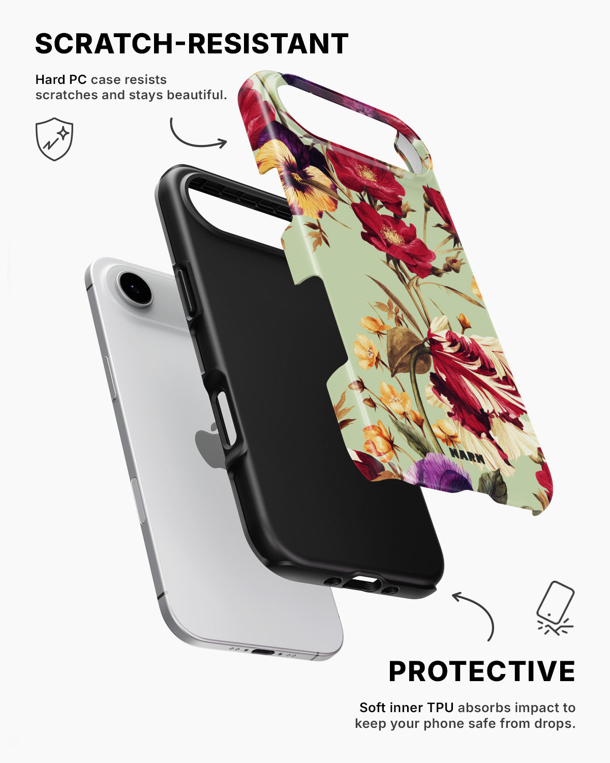 iPhone Air Tough Case – Pansy Pansy - View 2