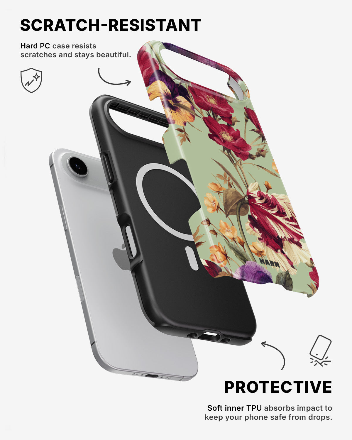 iPhone Air Tough Case – Pansy Pansy - View 2