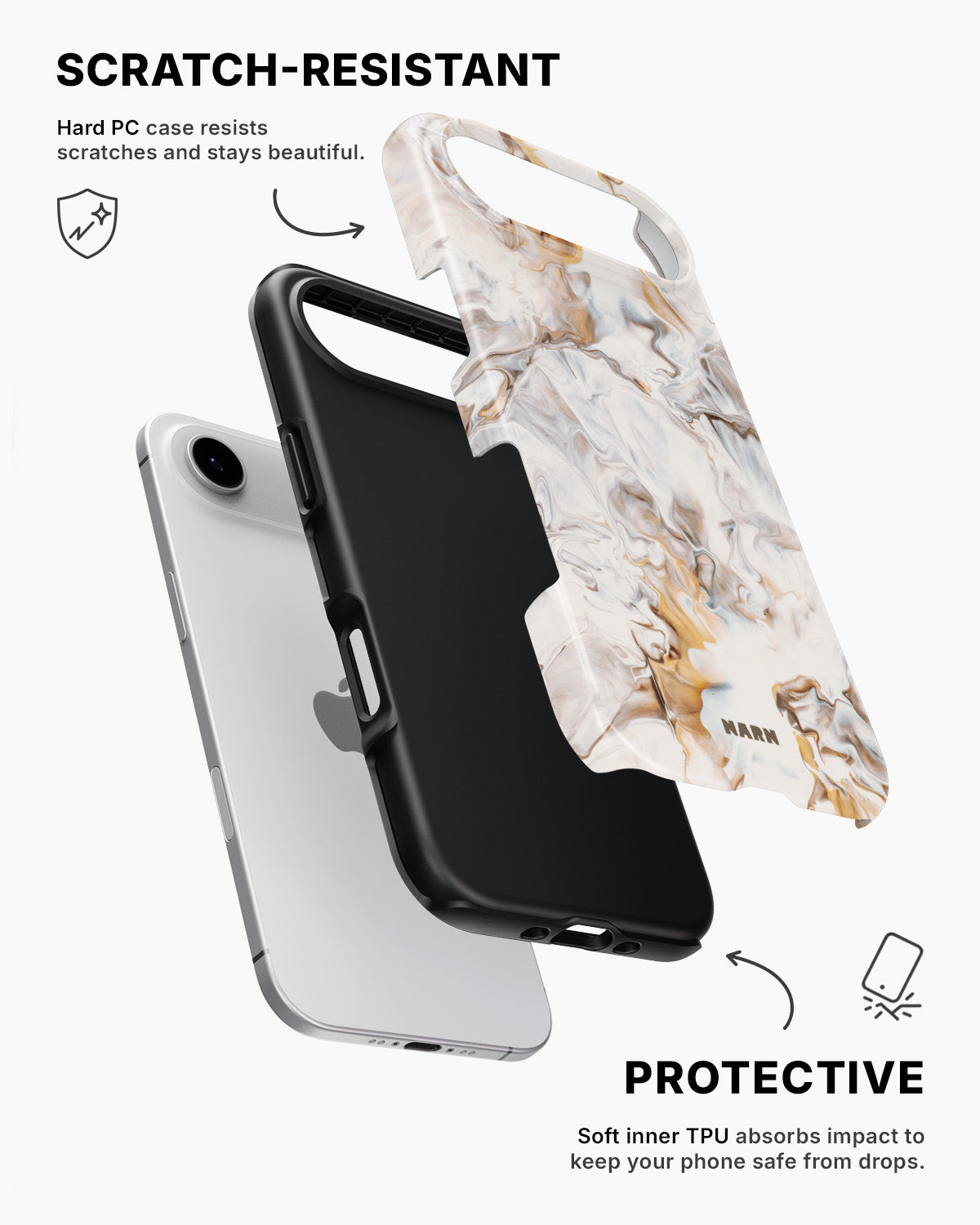 iPhone Air Tough Case – Icy Caramel - View 2